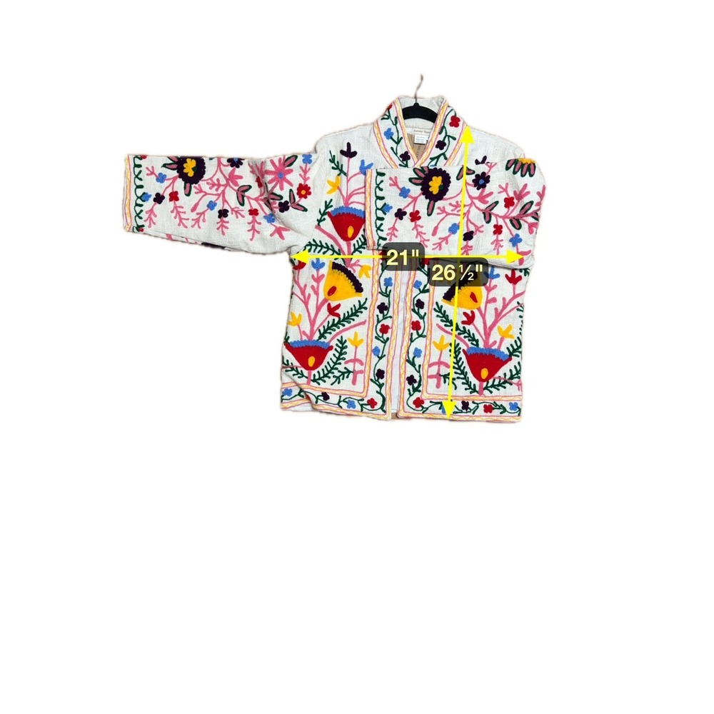 Ashley Taylor Multicolor Embroidered Jacket - Picture 7 of 7